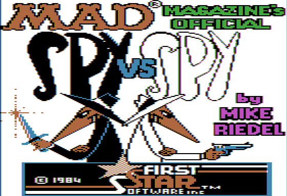 Spy vs Spy (Apple II) screenshot: Loader/Title