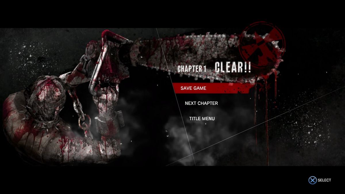 The Evil Within (PlayStation 4) screenshot: Chapter 1 clear