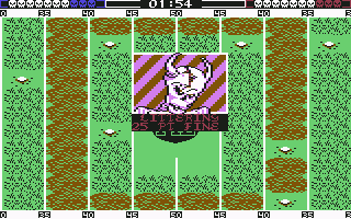 Grave Yardage (Commodore 64) screenshot: Too bad