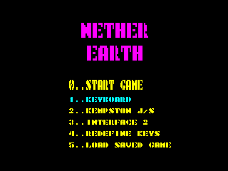 Nether Earth (ZX Spectrum) screenshot: Before Herzog Zwei und Dune 2, there was...