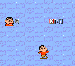 Crayon Shin-chan: Arashi o Yobu Enji (Genesis) screenshot: Completed the level