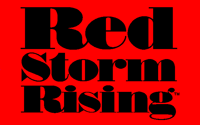 Red Storm Rising (PC-98) screenshot: ...gradually turns into the title screen