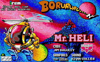 Battle Chopper (Amiga) screenshot: Title