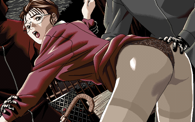 Jealousy (PC-98) screenshot: What are you waiting for, go save her!..
