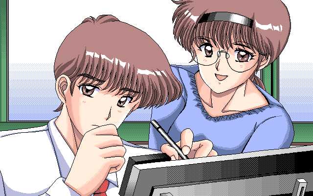 if 2 (PC-98) screenshot: Hmm... should I change my orientation? If only to please the majority of hentai game players, which are heterosexual males?..