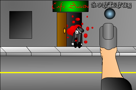 Postal: Real Edition (Browser) screenshot: The blood effects have been improved too