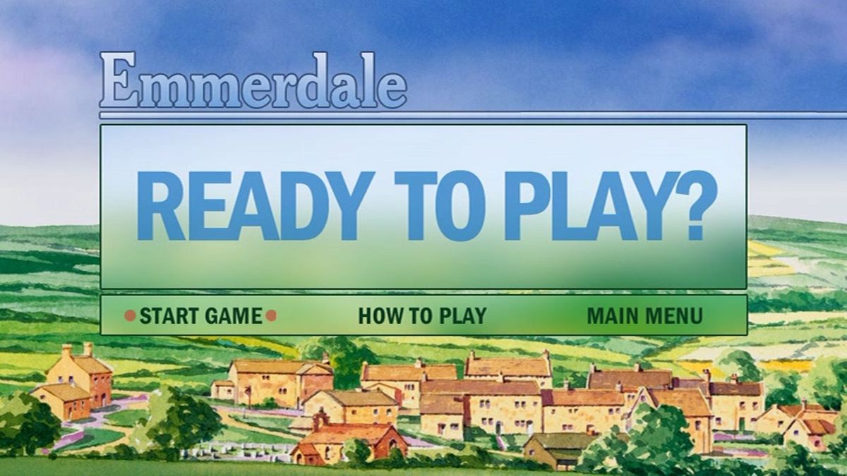 Emmerdale Game (DVD Player) screenshot: When all the configuration is complete the players are asked if they really want to play