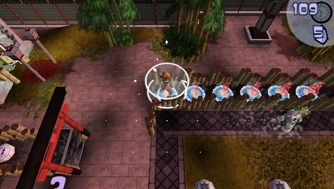 Frantix (PSP) screenshot: Trapped!