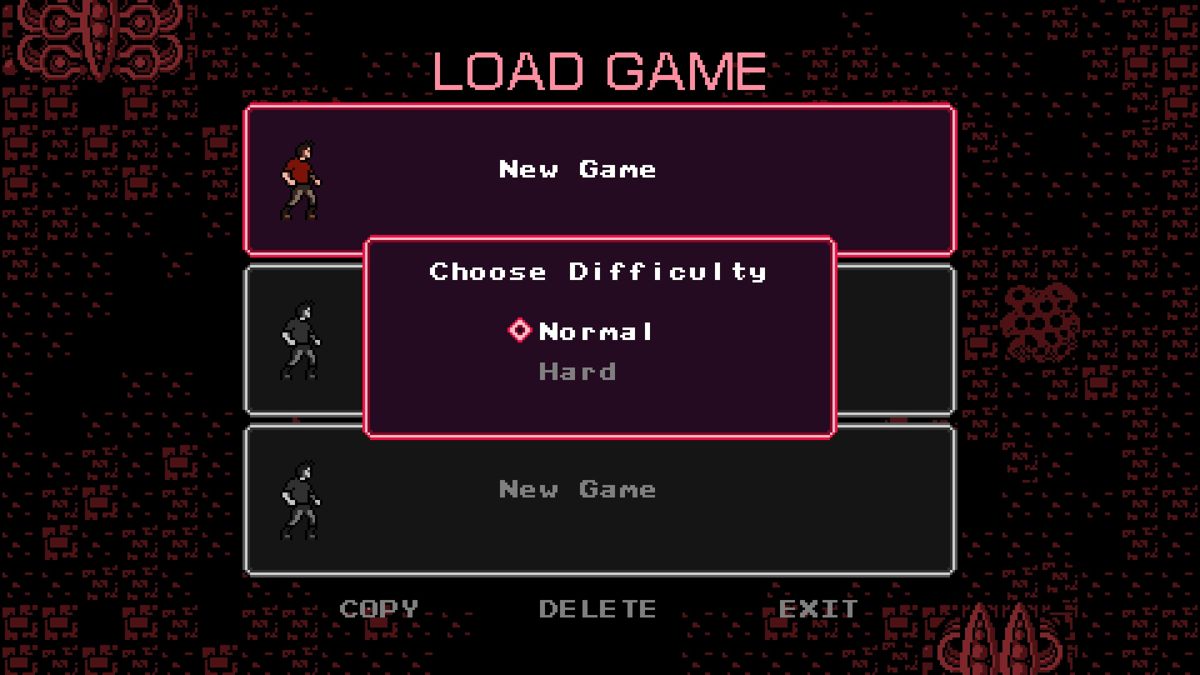 Axiom Verge (Windows) screenshot: "Normal" is already hard enough...