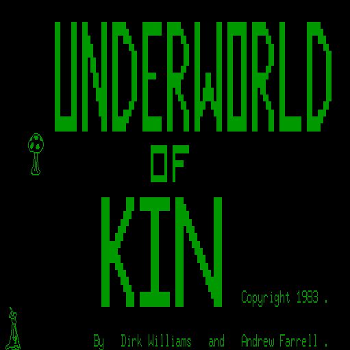 Underworld of Kyn (Microbee) screenshot: Opening Screen