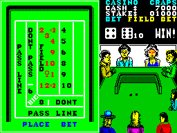 Monte Carlo Casino (ZX Spectrum) screenshot: This time I win