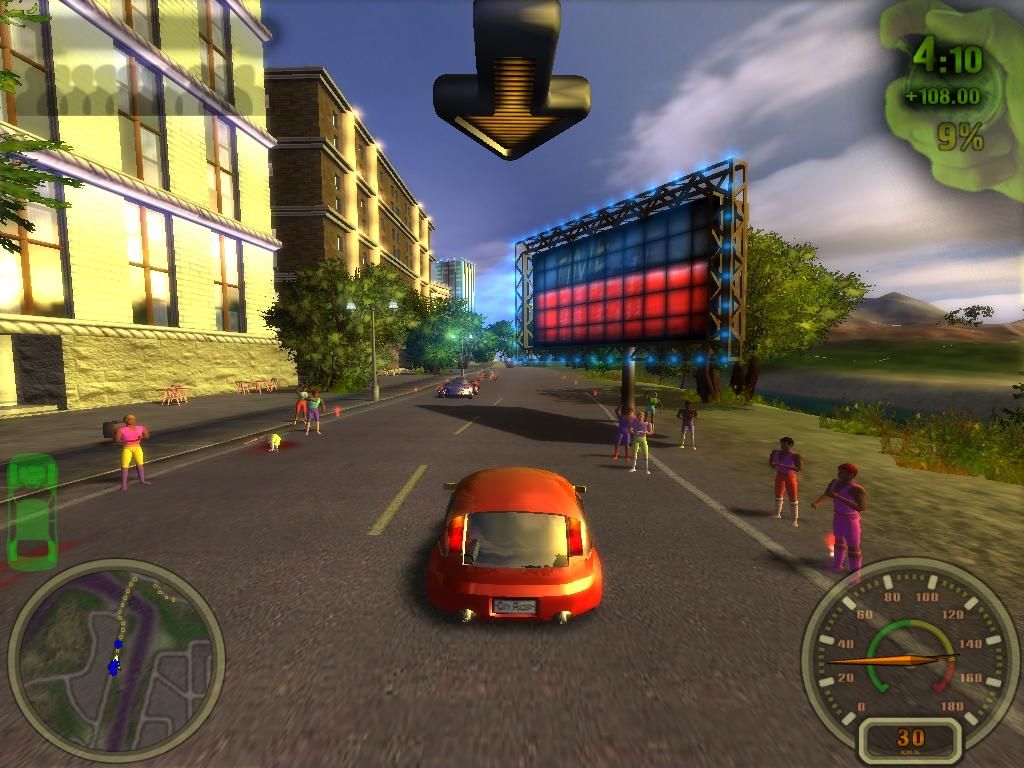 Screenshot of City Racing (Windows, 2008) - MobyGames