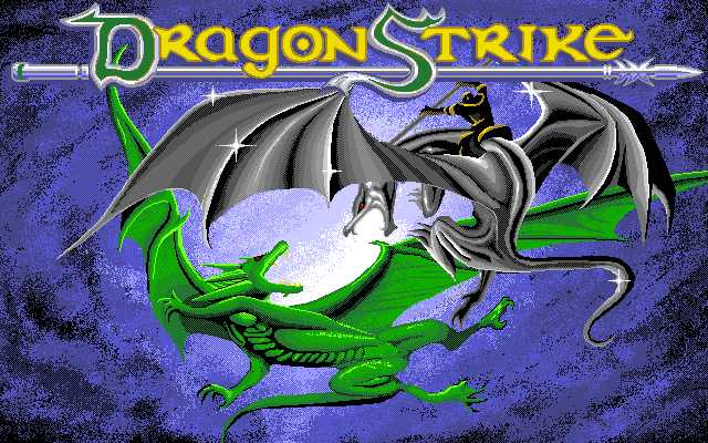 DragonStrike (PC-98) screenshot: Title screen