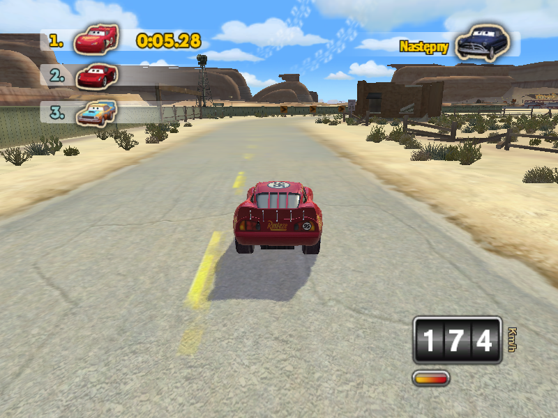 Disney•Pixar Cars: Mater-National Championship (Windows) screenshot: Maximum speed