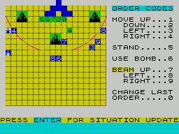 Screenshot Of The Korth Trilogy 3: Into The Empire (ZX Spectrum, 1983 ...