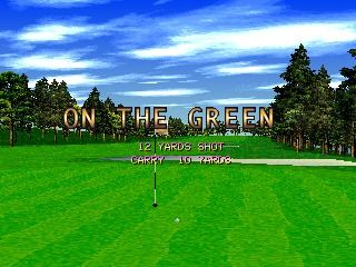 The Perfect Golf (PlayStation) screenshot: On the green