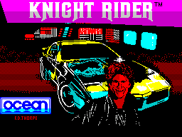 Knight Rider (ZX Spectrum) screenshot: Splash screen