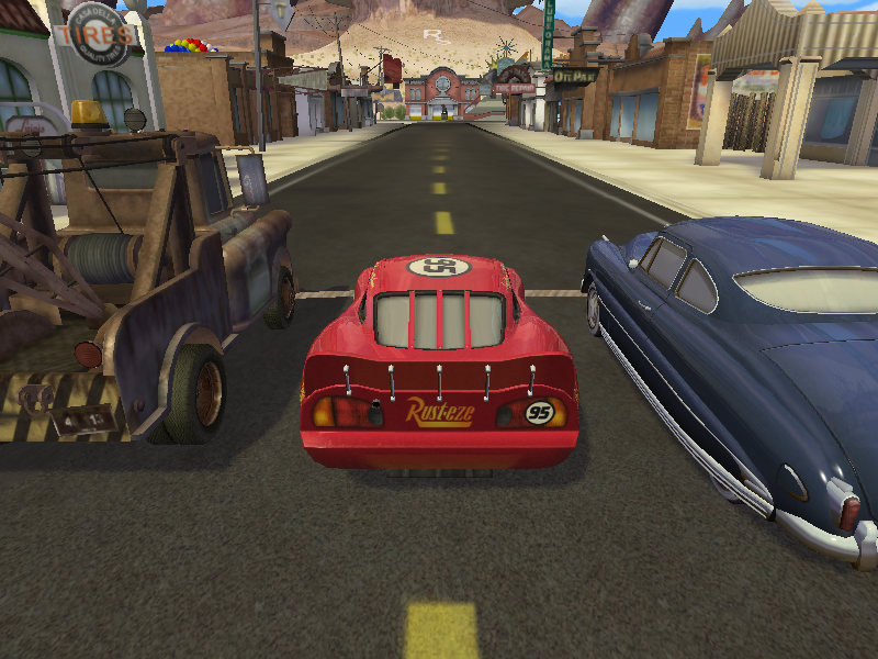 Disney•Pixar Cars: Mater-National Championship (Windows) screenshot: Start line