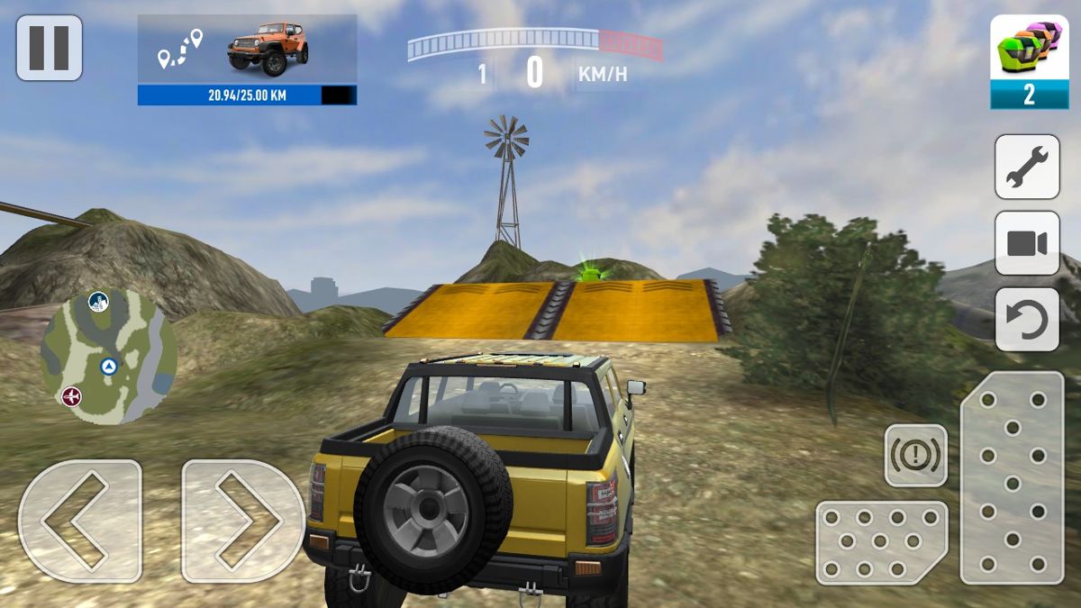 Real Car Driving Experience (Android) screenshot: Jump ahead