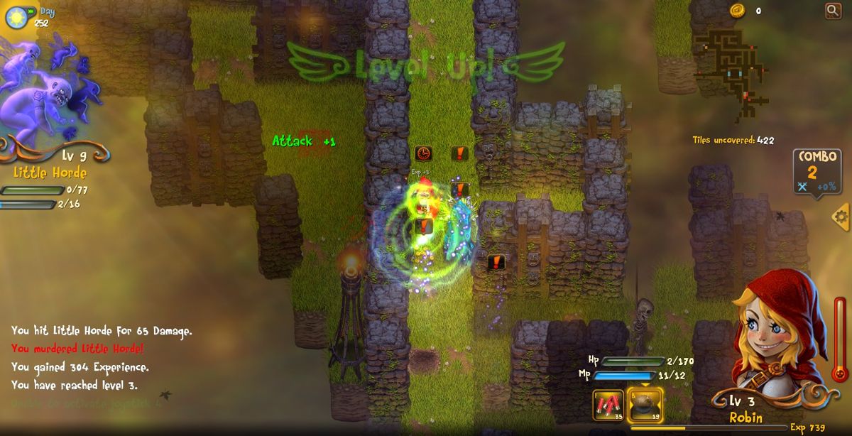 Dragon Fin Soup (Windows) screenshot: Level up
