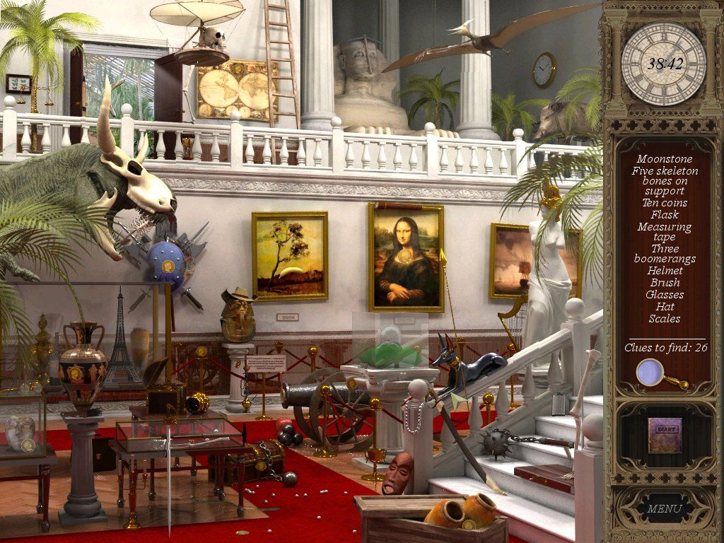 Mystery Chronicles: Murder Among Friends (Windows) screenshot: Louvre