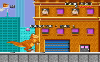 We're Back!: A Dinosaur's Story (DOS) screenshot: First level