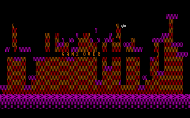 Air Attack! (DOS) screenshot: Didn't make it past this one.