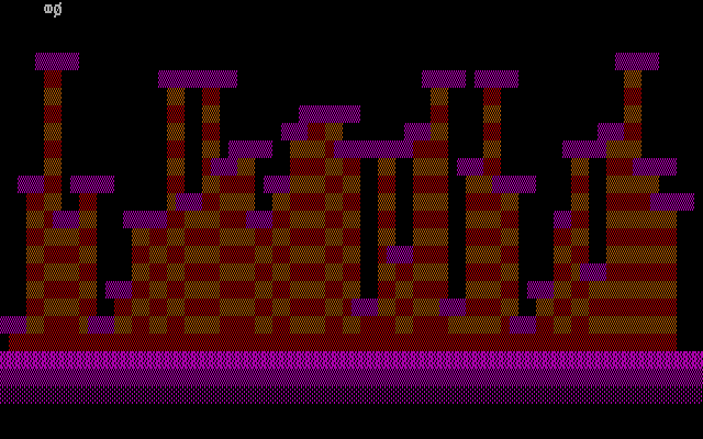 Air Attack! (DOS) screenshot: The fourth city ups the challenge yet again