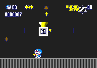 Doraemon: Yume Dorobō to 7-nin no Gozans (Genesis) screenshot: The superstar bonus round