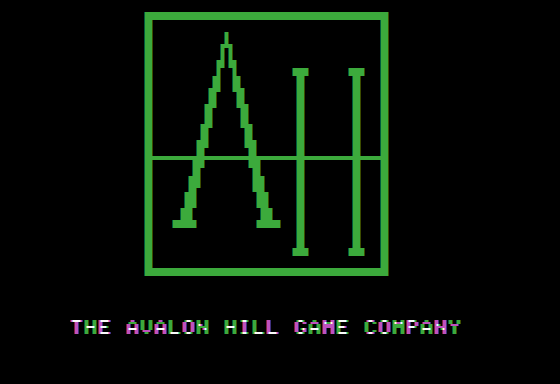 Gulf Strike (Apple II) screenshot: Publisher/presents