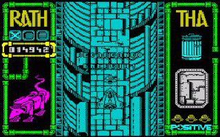 Rath-Tha (ZX Spectrum) screenshot: Moving on to a next level