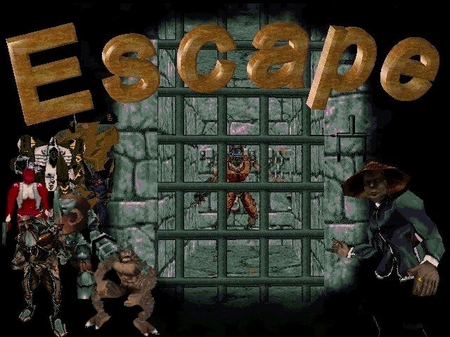 Escape (Windows) screenshot: Title screen