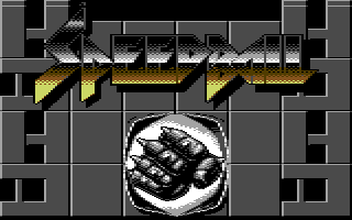 Speedball (Commodore 64) screenshot: Title screen.