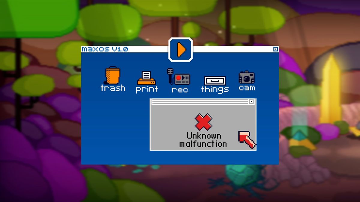 Mutropolis (Windows) screenshot: Max's inventory is also different.