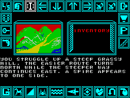 Shard of Inovar (ZX Spectrum) screenshot: A little further into the game