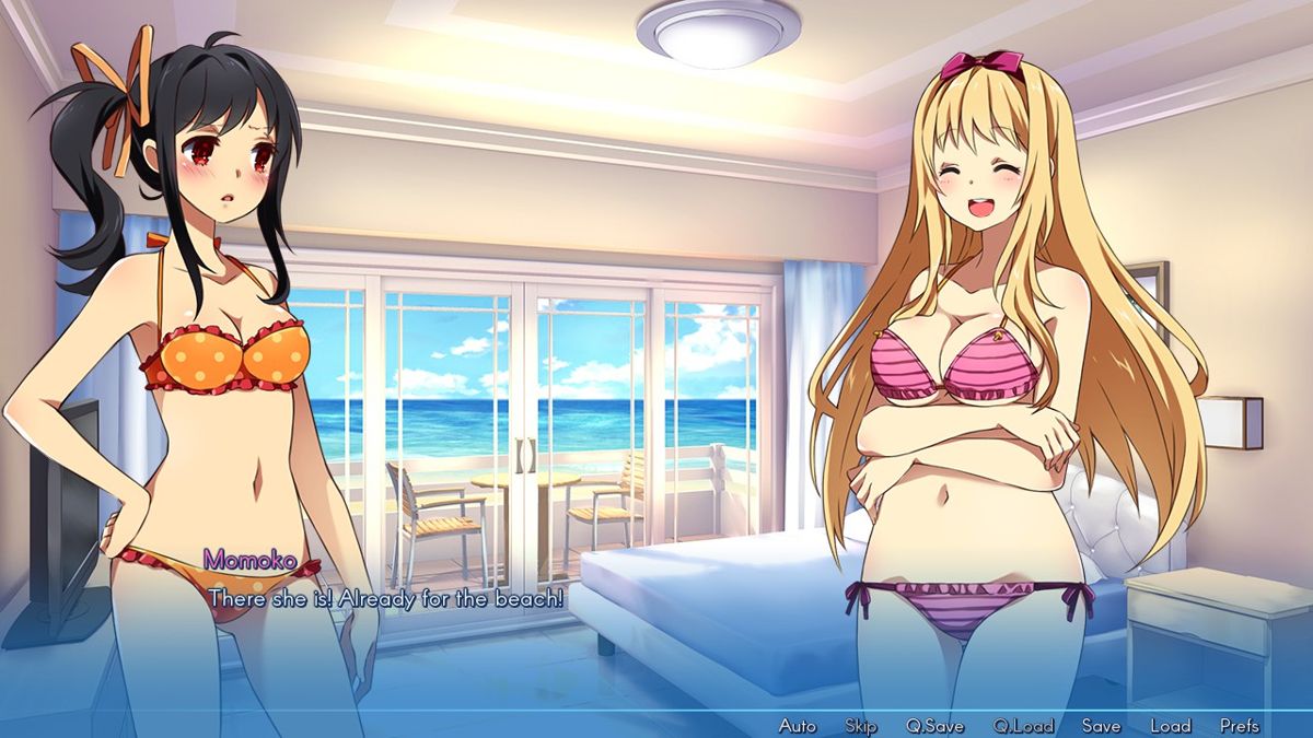 Sakura Beach (Windows) screenshot: Going to the beach