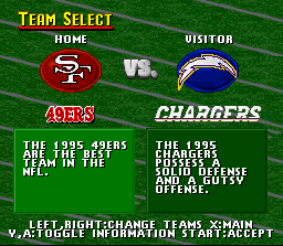 Screenshot of Madden NFL 96 (Genesis, 1995) - MobyGames