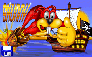 Skunny: Special Edition (DOS) screenshot: Title screen
