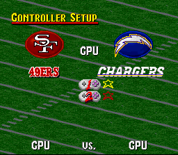 Screenshot of Madden NFL 96 (SNES, 1995) - MobyGames