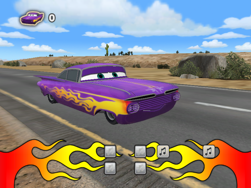 Disney•Pixar Cars: Mater-National Championship (Windows) screenshot: Mini game