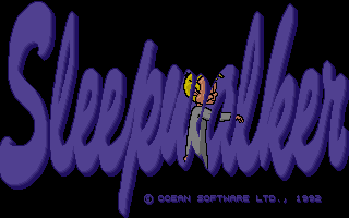 Sleepwalker (DOS) screenshot: Title screen