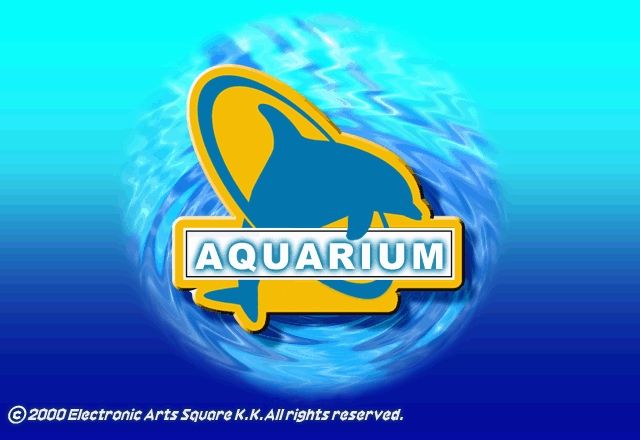 Aquarium (Windows) screenshot: The title screen
