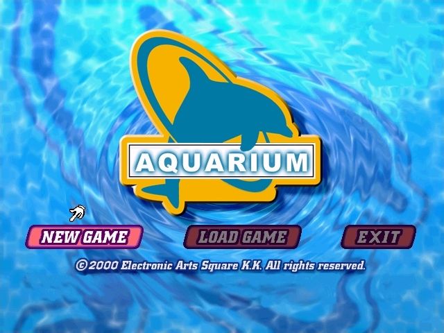 Aquarium (Windows) screenshot: The first menu
