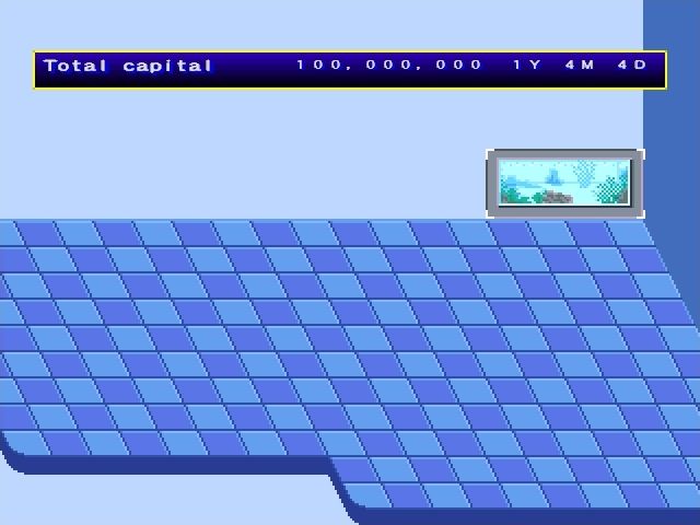 Aquarium (Windows) screenshot: The first wall mounted tank is placed