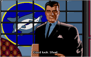Flames of Freedom (DOS) screenshot: Good luck!