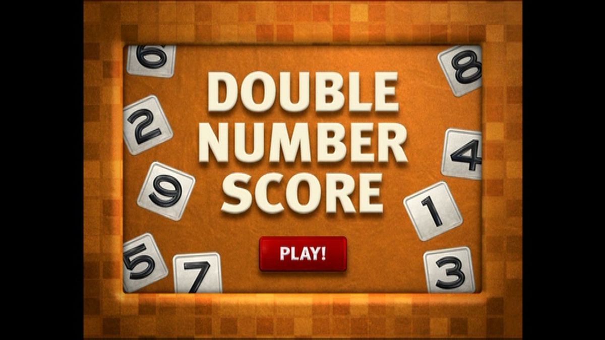 Sudoku (DVD Player) screenshot: The game announces the standard, double, triple and bonus scoring cells like this. There's a different colour for each but game play is the same
