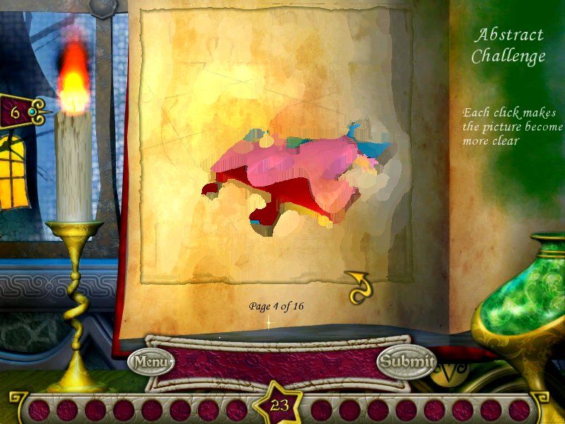 The Wizard's Pen (Windows) screenshot: Abstract challenge