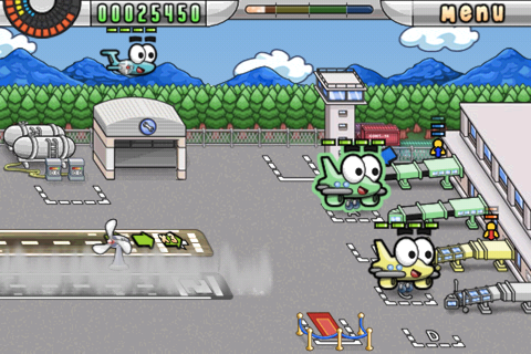 Airport Mania: First Flight (iPhone) screenshot: A defogger can be bought to speed things up.