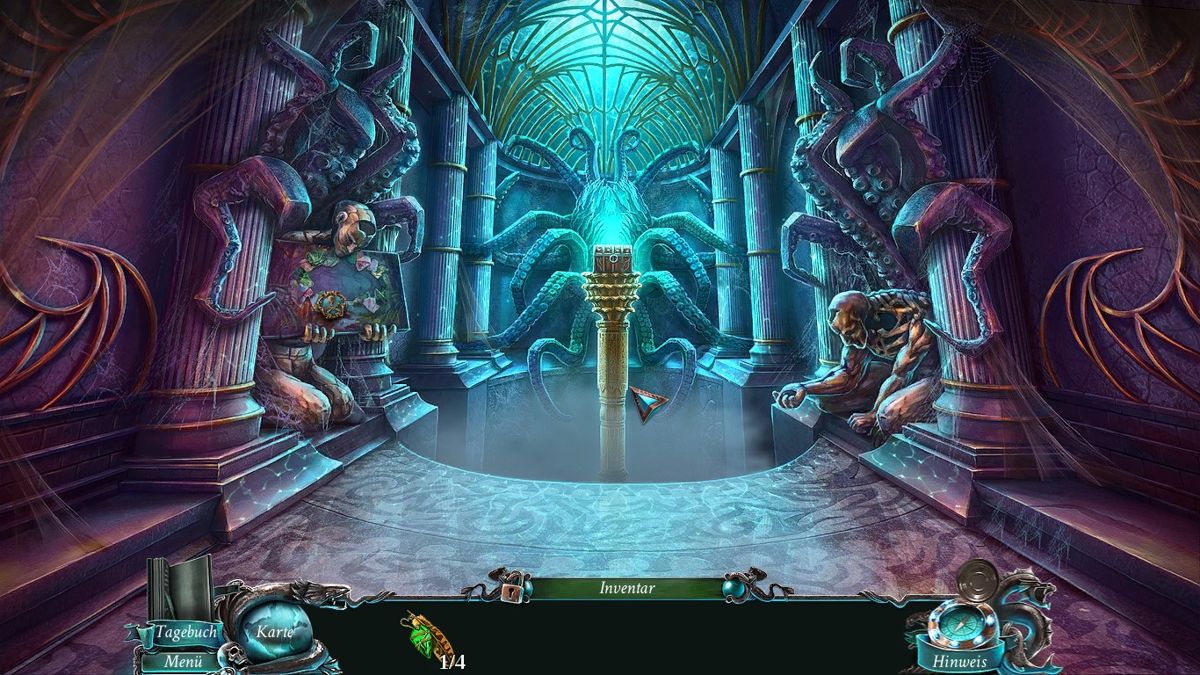 Nightmares from the Deep: Davy Jones (Windows) screenshot: Behind the treasure is a strange chamber.