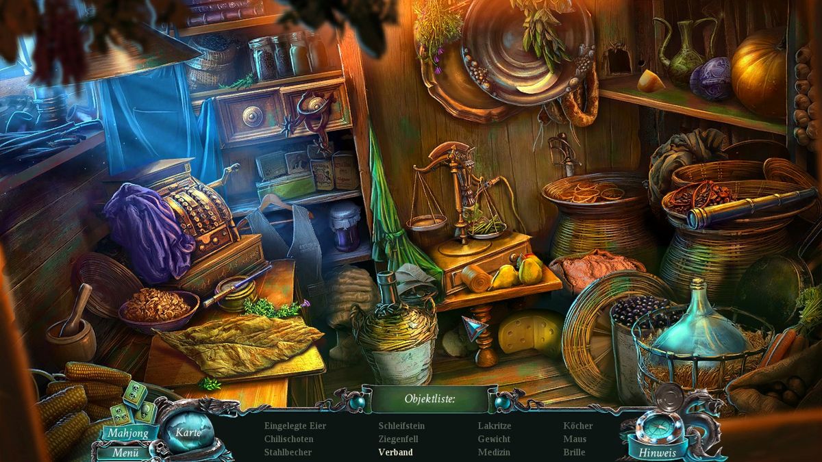 Nightmares from the Deep: Davy Jones (Windows) screenshot: One of the hidden object screens
